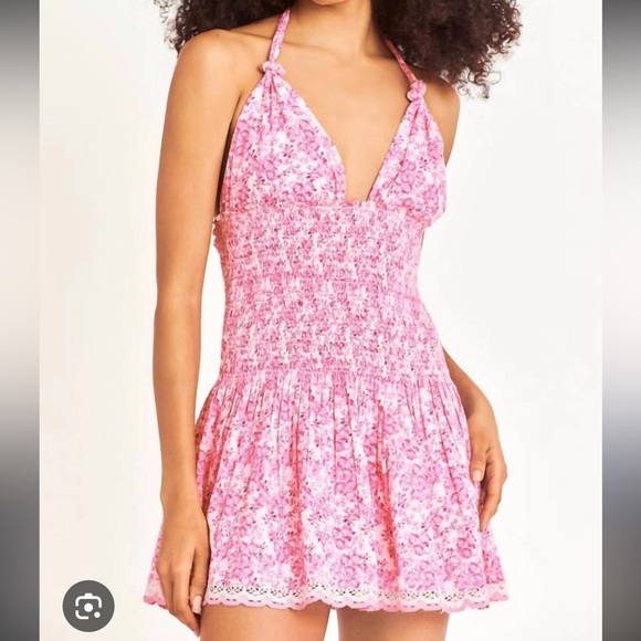 halter top high low prom dress Gorgeous A-Line Prom Dress | High-Low Satin Dress with Halter main image 1